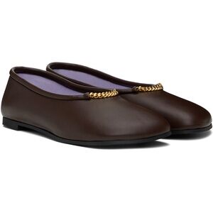 NIB STELLA MCCARTNEY Brown Ballerina Flats 7.5